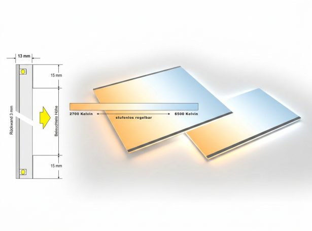 LED Flächenlicht Basic CCT – Maßgenau Basic CCT – regelbar, flexibel