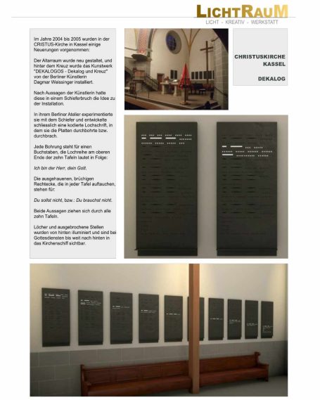 10 Gebote Christus Kirche Kassel