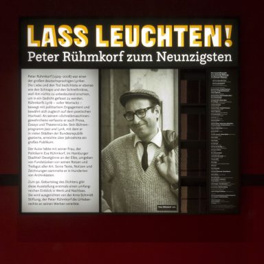 Frameless mit Bild- und Textdruck Frameless mit Bild- und Textdruck