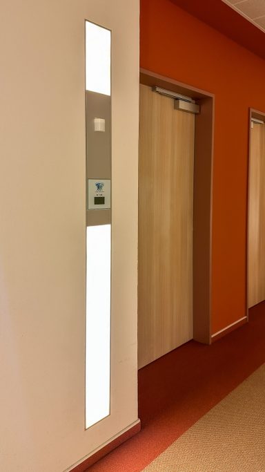 Frameless im Klinikum Frameless Flächenlicht