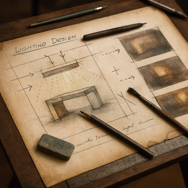 Lichtplanung 60er - 80er Jahre